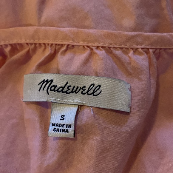 Madewell beautiful 100% cotton pink drop waist tunic dress from Bloomingdale’s - Picture 11 of 12